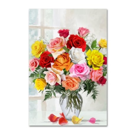 The Macneil Studio 'Roses' Canvas Art,30x47